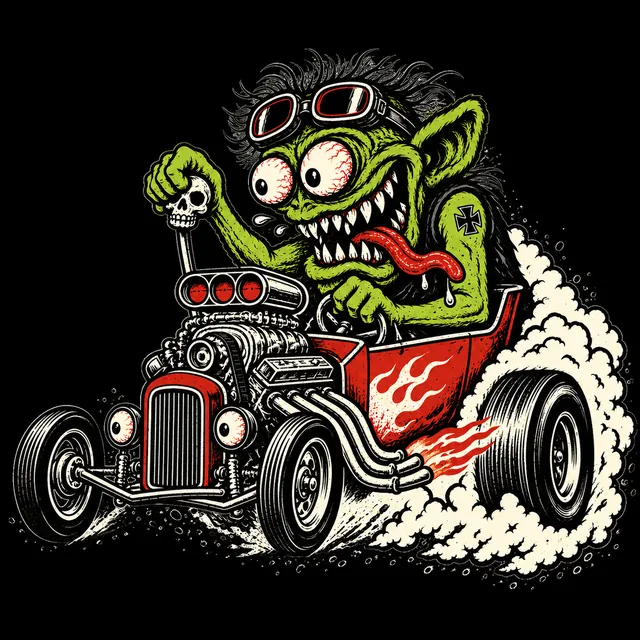 Ultracrepidarian hot rod goblin